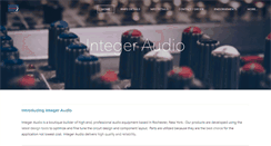Desktop Screenshot of integeraudio.com